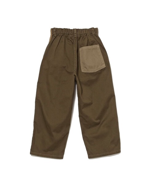 DENIM DUNGAREE（デニムダンガリー）の「DENIM DUNGAREE / コンパクト チノ リメイク パンツ 2025FW（105～125cm）（その他パンツ・キッズ・カーキ/ベージュ・125/105/115）」の5枚目の写真