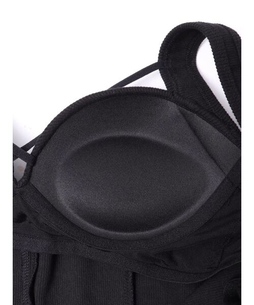 GYDA（ジェイダ）の「クロスバインダーリブロンパース（つなぎ/オールインワン・レディース・ブラウン/グレー/ブラック・FREE）」の22枚目の写真