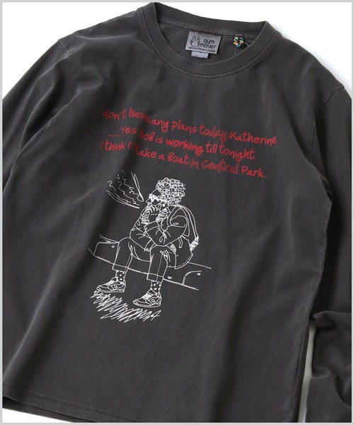 JUICE magazine ロンT SKULL SKATES Skull Skates × Juice Magazine (スカルスケーツ