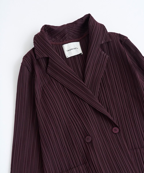 セール】【Gongdid Design】 Double breasted pleated suit プリーツ 