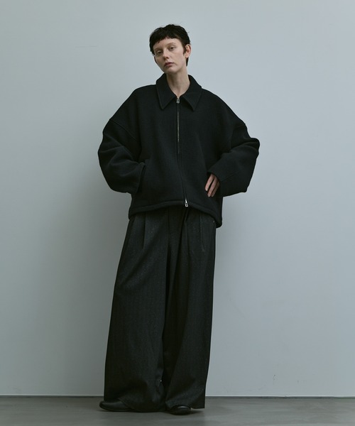 remer（リメール）の「Crater Wool Prime Jacket / クレーターウールプライムジャケット（ブルゾン・メンズ・ブラック/グレー・LARGE/MEDIUM/SMALL）」の21枚目の写真