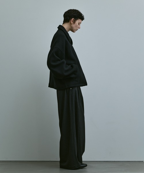 remer（リメール）の「Crater Wool Prime Jacket / クレーターウールプライムジャケット（ブルゾン・メンズ・ブラック/グレー・LARGE/MEDIUM/SMALL）」の3枚目の写真