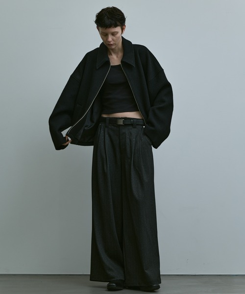 remer（リメール）の「Crater Wool Prime Jacket / クレーターウールプライムジャケット（ブルゾン・メンズ・ブラック/グレー・LARGE/MEDIUM/SMALL）」の4枚目の写真