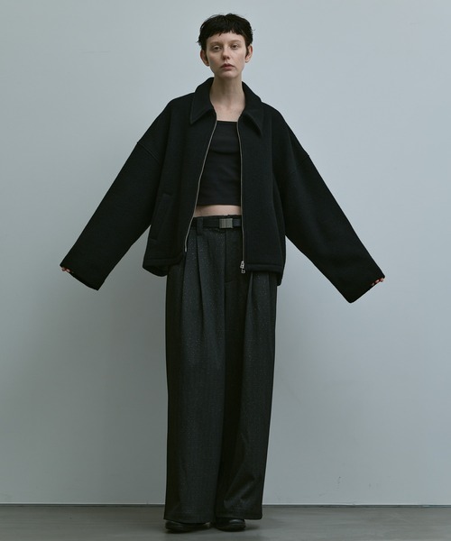 remer（リメール）の「Crater Wool Prime Jacket / クレーターウールプライムジャケット（ブルゾン・メンズ・ブラック/グレー・LARGE/MEDIUM/SMALL）」の5枚目の写真