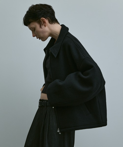 remer（リメール）の「Crater Wool Prime Jacket / クレーターウールプライムジャケット（ブルゾン・メンズ・ブラック/グレー・LARGE/MEDIUM/SMALL）」の17枚目の写真