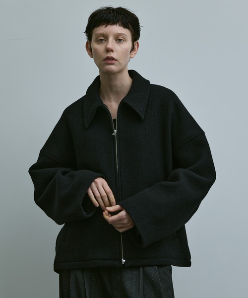 remer（リメール）の「Crater Wool Prime Jacket / クレーターウールプライムジャケット（ブルゾン・メンズ・ブラック/グレー・LARGE/MEDIUM/SMALL）」の19枚目の写真
