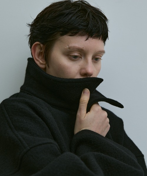 remer（リメール）の「Crater Wool Prime Jacket / クレーターウールプライムジャケット（ブルゾン・メンズ・ブラック/グレー・LARGE/MEDIUM/SMALL）」の20枚目の写真