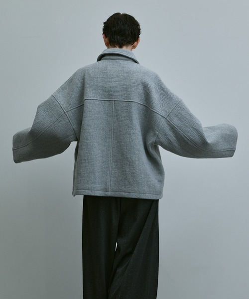 remer（リメール）の「Crater Wool Prime Jacket / クレーターウールプライムジャケット（ブルゾン・メンズ・ブラック/グレー・LARGE/MEDIUM/SMALL）」の10枚目の写真