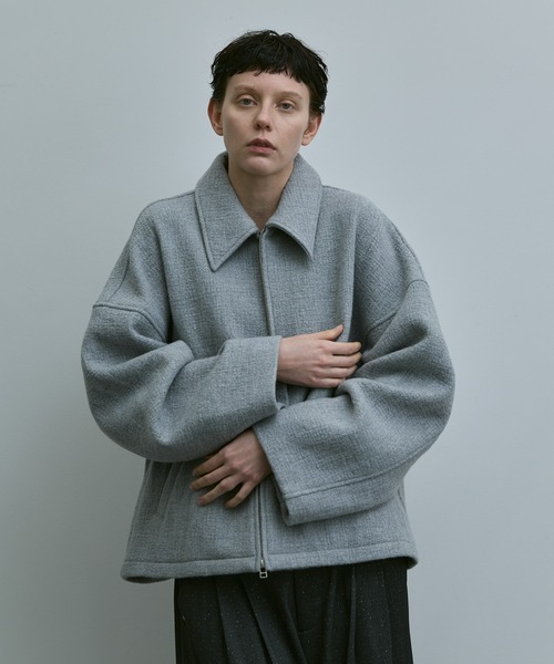 remer（リメール）の「Crater Wool Prime Jacket / クレーターウールプライムジャケット（ブルゾン・メンズ・ブラック/グレー・LARGE/MEDIUM/SMALL）」の8枚目の写真