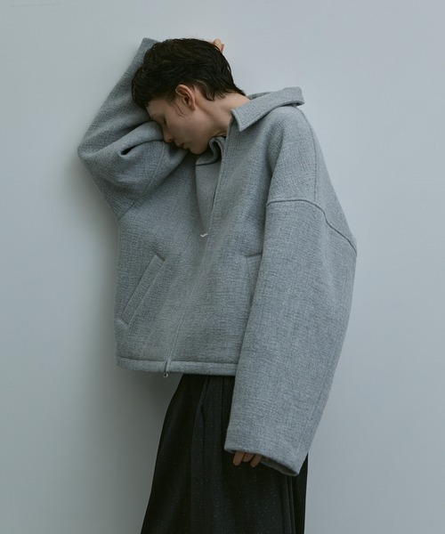 remer（リメール）の「Crater Wool Prime Jacket / クレーターウールプライムジャケット（ブルゾン・メンズ・ブラック/グレー・LARGE/MEDIUM/SMALL）」の11枚目の写真