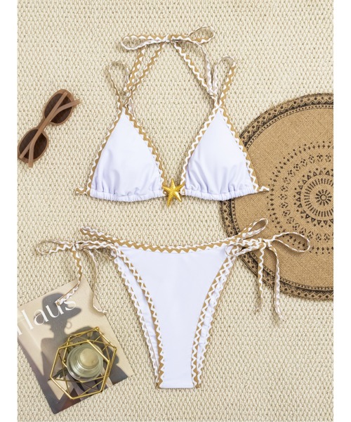 レア✴︎alexiastam バナナリーフ柄ビキニ Tops | ALEXIA STAM