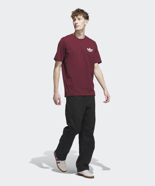 adidas(アディダス)の「シュムーフォイル ゴンズ スピーディー 半袖Tシャツ / アディダスオリジナルス adidas Originals(Tシャツ/カットソー・メンズ・レッド/ブラック・X-LARGE/3XL/XX-LARGE/X-SMALL/SMALL/MEDIUM/LARGE)」の8枚目の写真