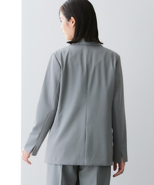 7days Life Styling(セブンデイズライフスタイリング)の「【みさとさんコラボ】ダブルブレストテーラードジャケット<大きいサイズ有>(テーラードジャケット・レディース・グレー/ブラック・L/M/3L/LL)」の5枚目の写真