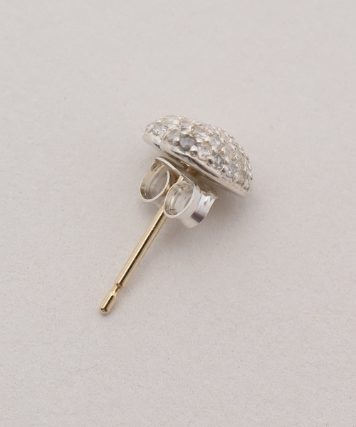 IENA（イエナ）の「MALUS/マリュス heart earrings ピアス(両耳) MSJ-016（ピアス（両耳用）・レディース・シルバー・FREE）」の2枚目の写真