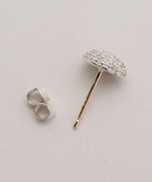 IENA（イエナ）の「MALUS/マリュス heart earrings ピアス(両耳) MSJ-016（ピアス（両耳用）・レディース・シルバー・FREE）」の3枚目の写真