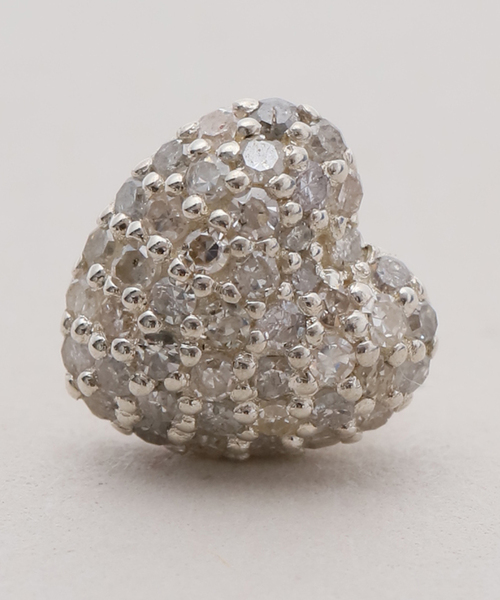 IENA（イエナ）の「MALUS/マリュス heart earrings ピアス(両耳) MSJ-016（ピアス（両耳用）・レディース・シルバー・FREE）」の4枚目の写真