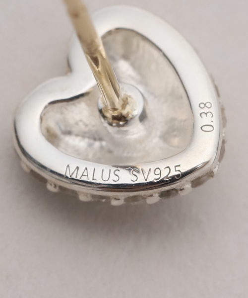 IENA（イエナ）の「MALUS/マリュス heart earrings ピアス(両耳) MSJ-016（ピアス（両耳用）・レディース・シルバー・FREE）」の5枚目の写真