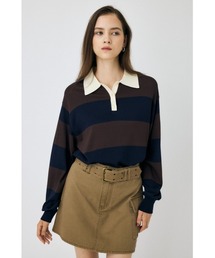 moussy - moussy ブラウン セーター ZOZO・一部店舗限定】MOUSSY LOGO KNIT / マウジーロゴニット