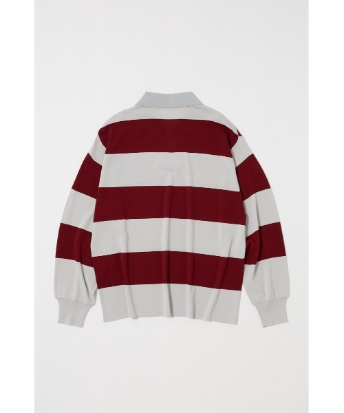 MOUSSY(マウジー)の「BORDER ニットポロシャツ(ニット/セーター・レディース・ブラック/ブラウン系その他/ライトブルー/グレー系その他・FREE)」の22枚目の写真