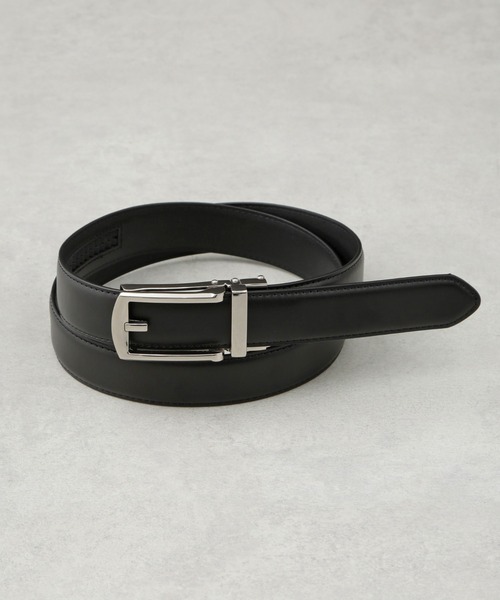 NANO universe(ナノユニバース)の「スライドロックイージーベルト(ベルト・メンズ・ブラック/ブラウン・FREE)」の2枚目の写真