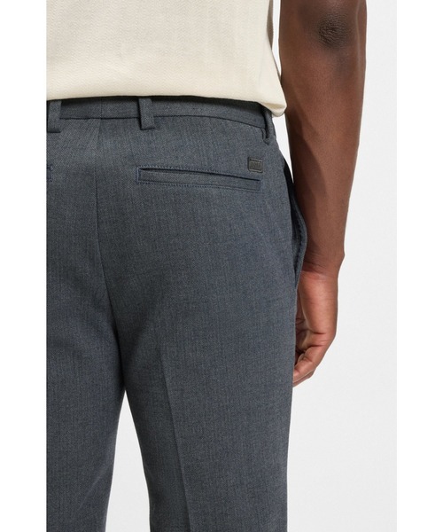 BOSS(ボス)の「スリムフィットパンツ ブラッシュドヘリンボーン(その他パンツ・メンズ・ダークブルー/ホワイト/ブラウン・34/32/36/32/38/34/30/32/32/32/29/32)」の7枚目の写真