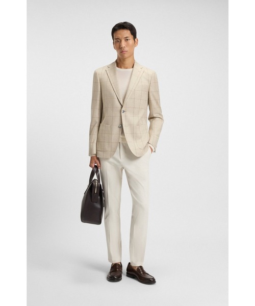 BOSS(ボス)の「スリムフィットパンツ ブラッシュドヘリンボーン(その他パンツ・メンズ・ダークブルー/ホワイト/ブラウン・34/32/36/32/38/34/30/32/32/32/29/32)」の11枚目の写真