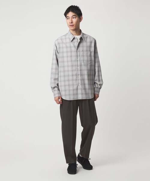 green label relaxing(グリーンレーベルリラクシング)の「TW サージ オルマイ ワイド W3 イージーパンツ -ストレッチ-(その他パンツ・メンズ・ブラック/ダークブラウン/モカ・S/M/L/XL)」の5枚目の写真