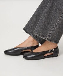 green label relaxing（グリーンレーベルリラクシング）の「サイド バックル フラットシューズ（その他シューズ）」