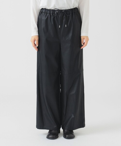 B:MING by BEAMS(ビーミングバイビームス)の「レザーライク パンツ(その他パンツ・レディース・ブラウン/ブラック・MEDIUM/SMALL)」の10枚目の写真