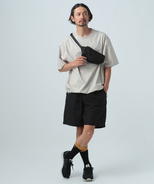 BAYFLOW（ベイフロー）の「【BUDDIES Dept.】ナイロンウエストポーチ（ボディバッグ/ウエストポーチ・メンズ・グレー/ブラック・FREE）」の7枚目の写真