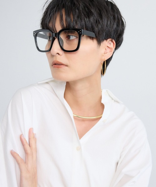 BARNYARDSTORM（バンヤードストーム）の「BARNYARDSTORM / ウェリントン調光サングラス【調光レンズ】（サングラス・レディース・ブラック・FREE）」の22枚目の写真