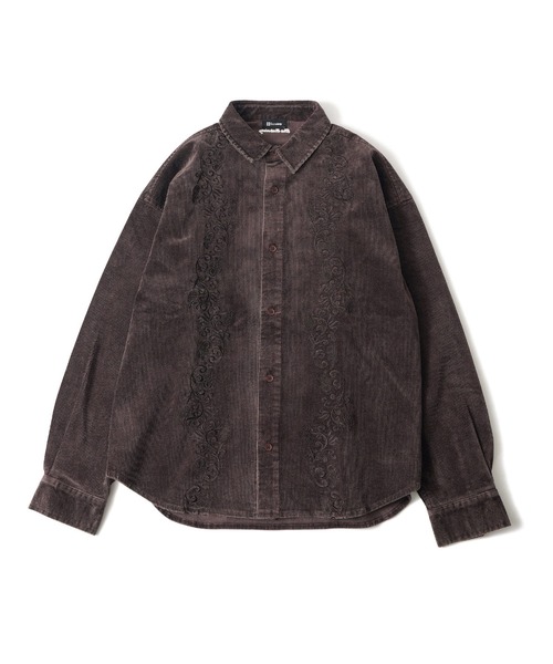 Subciety(サブサエティ)の「Washed corduroy shirt(シャツ/ブラウス・メンズ・ブラウン/ブラック/グレー・X-LARGE/LARGE/MEDIUM/SMALL)」の10枚目の写真