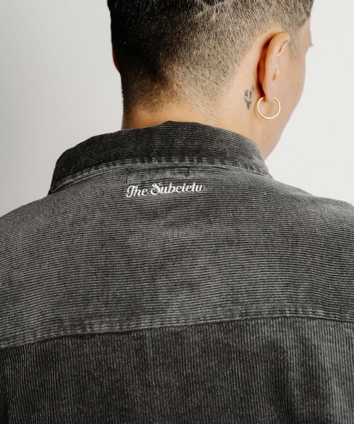 Subciety(サブサエティ)の「Washed corduroy shirt(シャツ/ブラウス・メンズ・ブラウン/ブラック/グレー・X-LARGE/LARGE/MEDIUM/SMALL)」の17枚目の写真