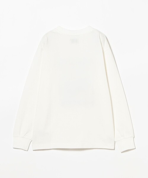 ARCH & LINE（アーチアンドライン）の「ARCH&LINE / オーガニックコットン ロングスリーブ Tシャツ 2025FW  (100～145㎝）（Tシャツ/カットソー・キッズ・チャコールグレー/ホワイト/ベージュ・L(125-135)/XL(135-145)/S(100-110)/M(115-125)）」の5枚目の写真