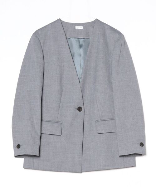 セール】COLUMN / ノーカラージャケット（ノーカラージャケット