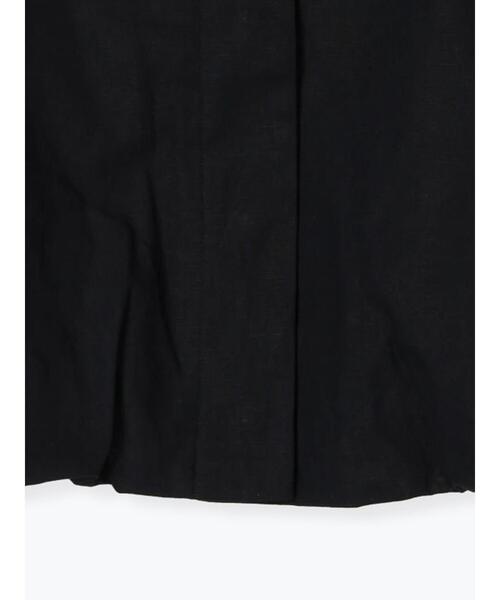 TSUHARU by Samansa Mos2（ツハルバイサマンサモスモス）の「アンティーク風ブローチ付きジャケット（ノーカラージャケット・レディース・ブラック/キナリ・F）」の3枚目の写真