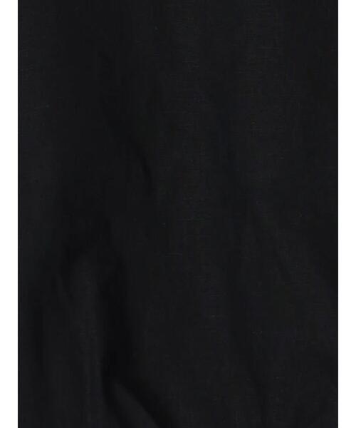 TSUHARU by Samansa Mos2（ツハルバイサマンサモスモス）の「アンティーク風ブローチ付きジャケット（ノーカラージャケット・レディース・ブラック/キナリ・F）」の5枚目の写真