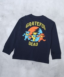 グレイトフル・デッド 長袖カットソー マルチカラー グレイトフルデッドベアーTシャツ メンズ(M ホワイト