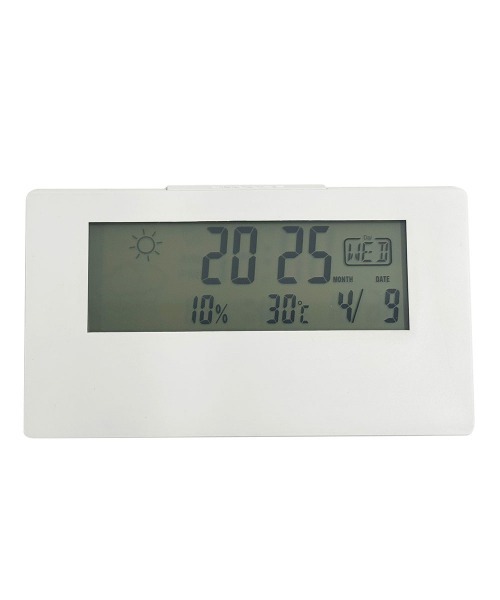 entre square（アントレスクエアー）の「bcl/スマートクロック プラス WH/BK 目覚まし時計 置時計（置時計・レディース・ブラック/ホワイト・ONE SIZE）」の4枚目の写真