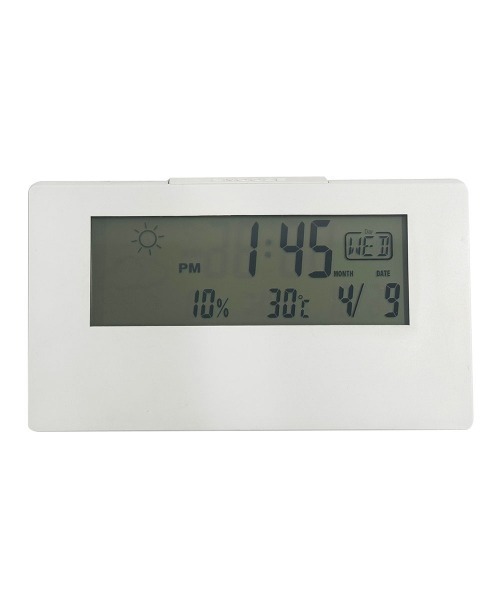 entre square（アントレスクエアー）の「bcl/スマートクロック プラス WH/BK 目覚まし時計 置時計（置時計・レディース・ブラック/ホワイト・ONE SIZE）」の5枚目の写真