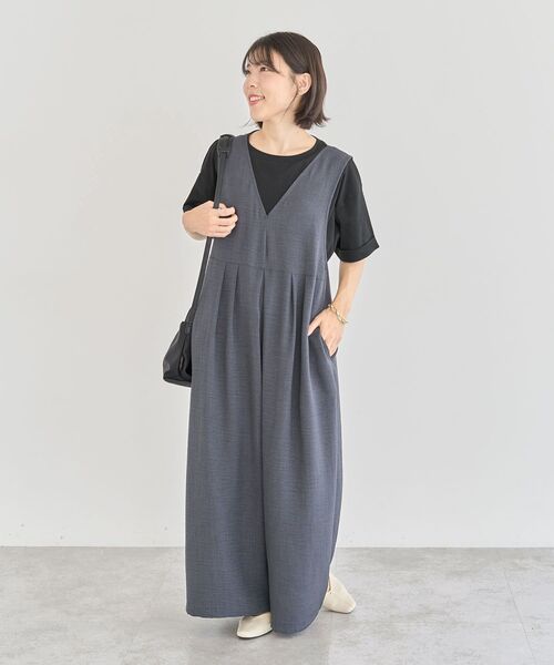 Legato Largo(レガートラルゴ)の「・Legato Largo 肩楽ミニショルダー(ショルダーバッグ・レディース・グレー/ブラック/ボルドー・FREE)」の4枚目の写真