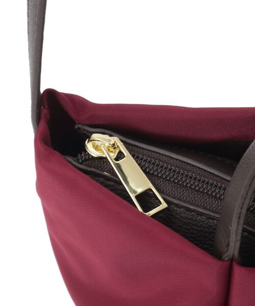 Legato Largo(レガートラルゴ)の「・Legato Largo 肩楽ミニショルダー(ショルダーバッグ・レディース・グレー/ブラック/ボルドー・FREE)」の16枚目の写真