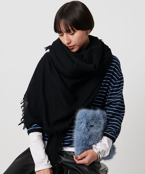 ASAUCE MELER AIRY SOLIDストール ASAUCE MELER＞AIRY SOLID ストール（ストール/ショール）｜UNITED