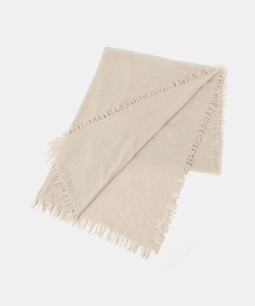 UNITED ARROWS(ユナイテッドアローズ)の「<ASAUCE MELER>AIRY SOLID ストール(ストール/ショール・レディース・ベージュ/ブラック/ライトグレー・FREE)」の14枚目の写真