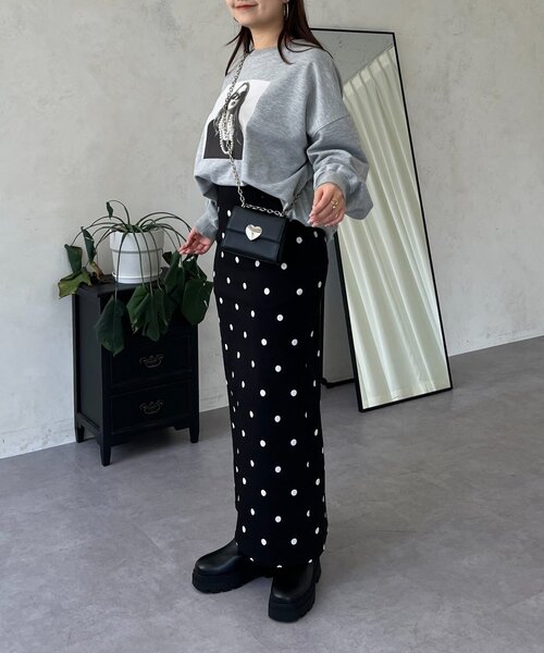 ☆proseverse／プロズヴェール☆パール付スゥェット☆Mサイズ☆未使用品☆ ☆proseverse／プロズヴェール☆パール付スゥェット☆Mサイズ