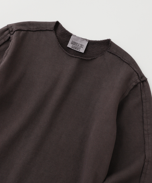 新品GABRIELA COLL GARMENTS オーガニックコットン　トップス GABRIELA COLL GARMENTS＞ORGANIC COTTON LONG SLEEVE T-SHIRT | MAKES