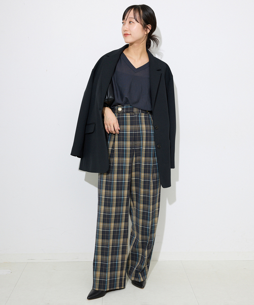 SLOBE IENA（スローブイエナ）の「マリンパンツ（その他パンツ・レディース・チャコールグレー/ネイビー・38/36）」の8枚目の写真