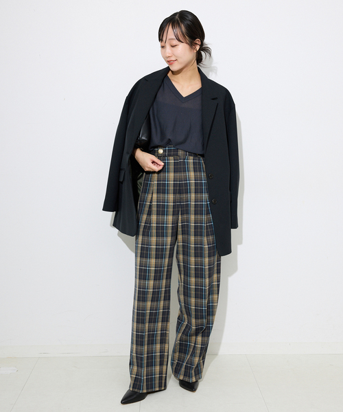 SLOBE IENA（スローブイエナ）の「マリンパンツ（その他パンツ・レディース・チャコールグレー/ネイビー・38/36）」の9枚目の写真