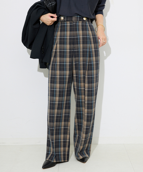 SLOBE IENA（スローブイエナ）の「マリンパンツ（その他パンツ・レディース・チャコールグレー/ネイビー・38/36）」の12枚目の写真