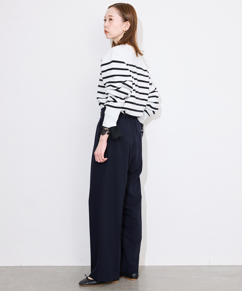 SLOBE IENA（スローブイエナ）の「マリンパンツ（その他パンツ・レディース・チャコールグレー/ネイビー・38/36）」の16枚目の写真